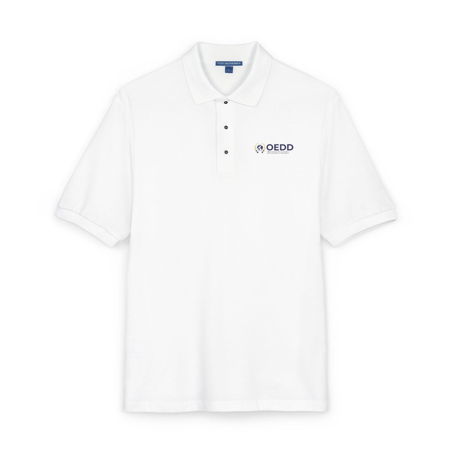OEDD Embroidered White Polo