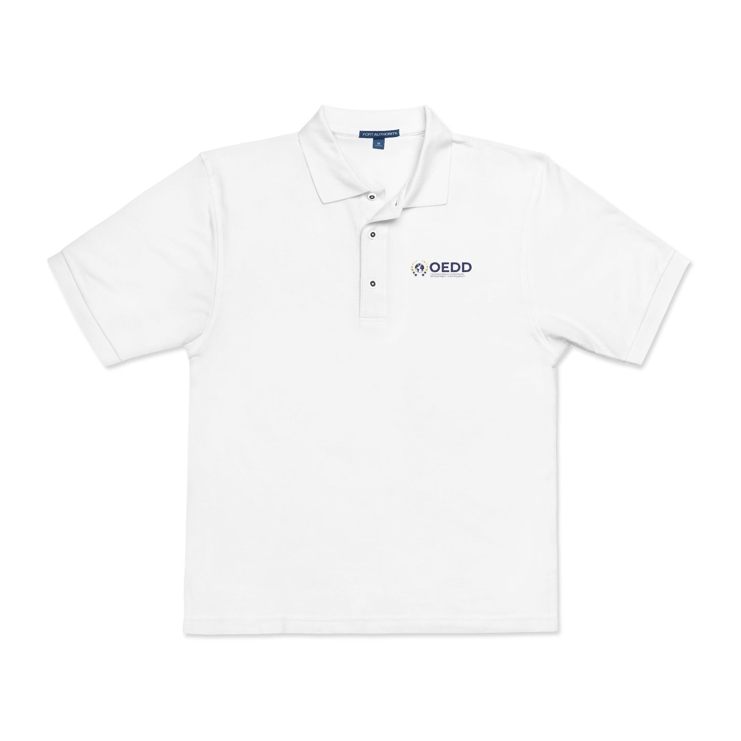 OEDD Embroidered White Polo