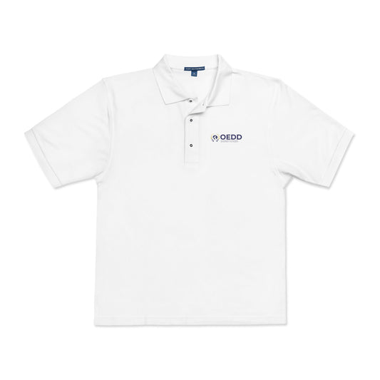 OEDD Embroidered White Polo